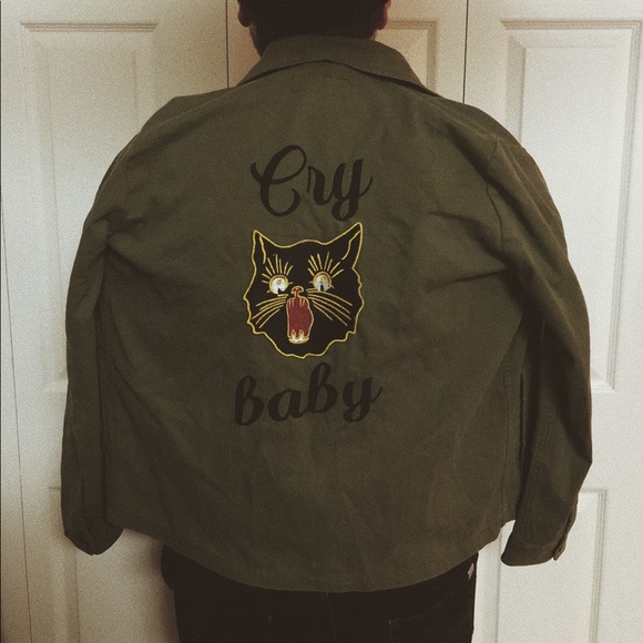 pistola Jackets & Blazers - Army Green “Cry Baby” Jacket